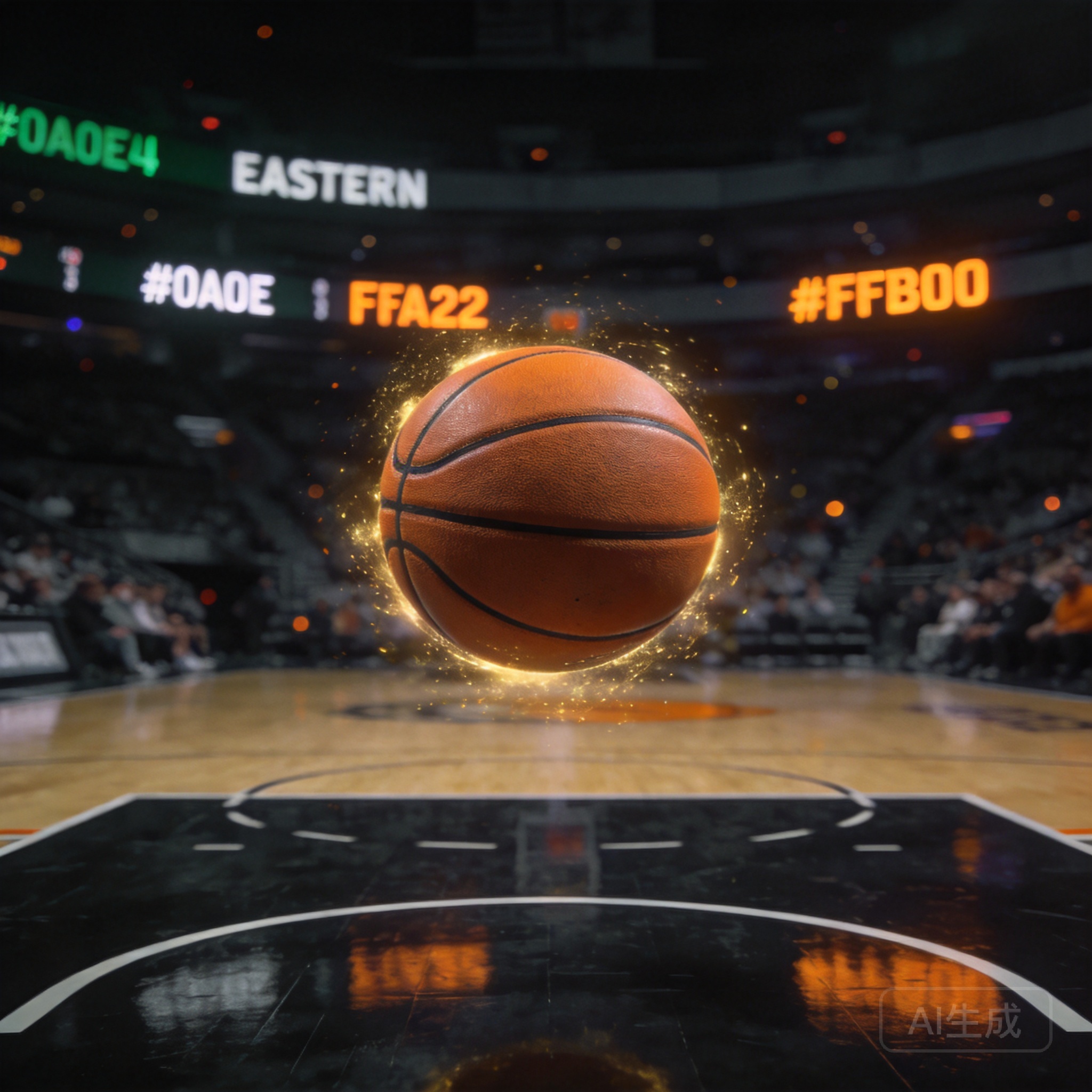 NBA东部半决赛主题插画